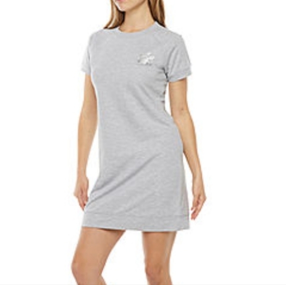 NWT!!!!Juicy By Juicy Couture Short Sleeve Checked T-Shirt Dress size S - Picture 2 of 5